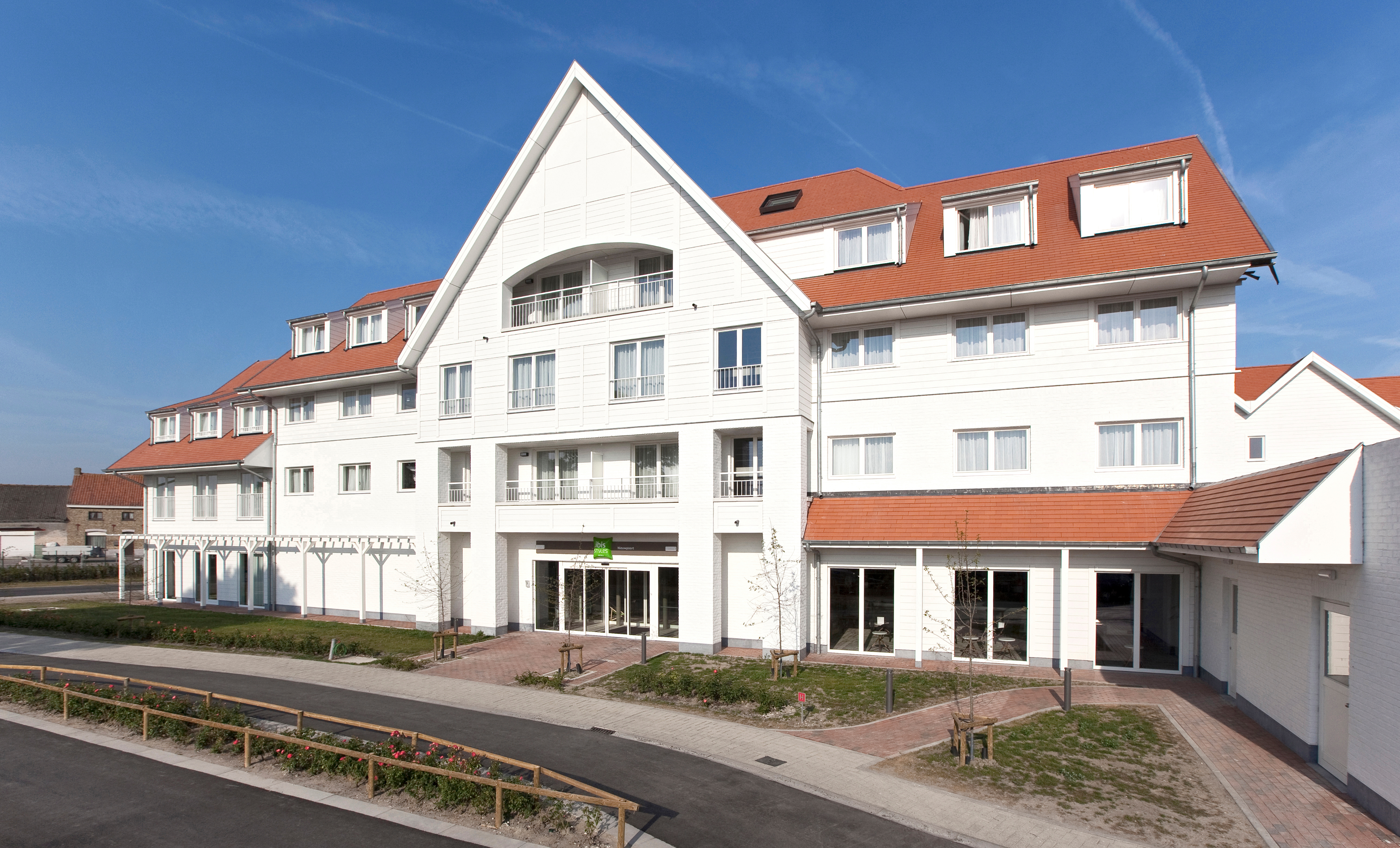 Logo on colored background